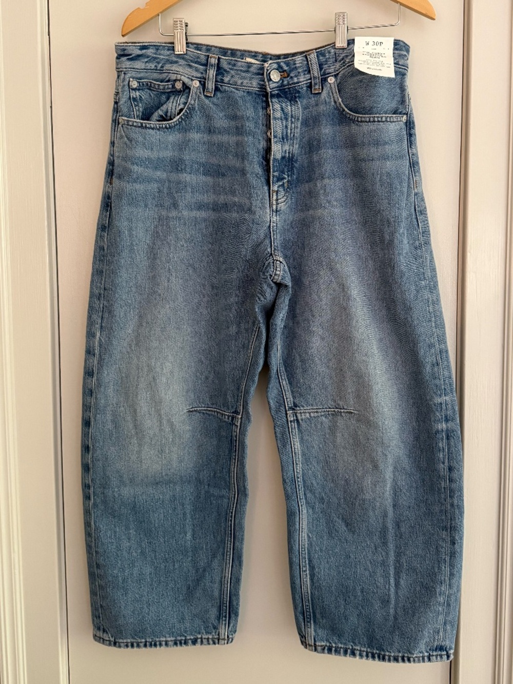 Madewell Curvy Darted Barrel Leg Jeans Size 30P NWT